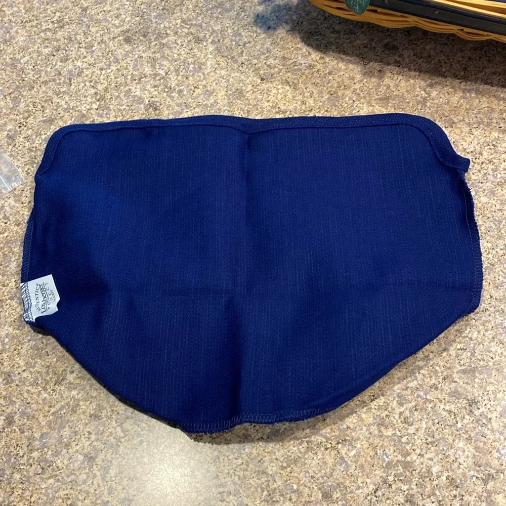 Longaberger Ice Bucket Fabric Liner Indigo Blue 28069144